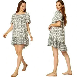 🆕 NWT Misa Los Angeles Georgia Dress, Pura Vida Blue Flora Size Small